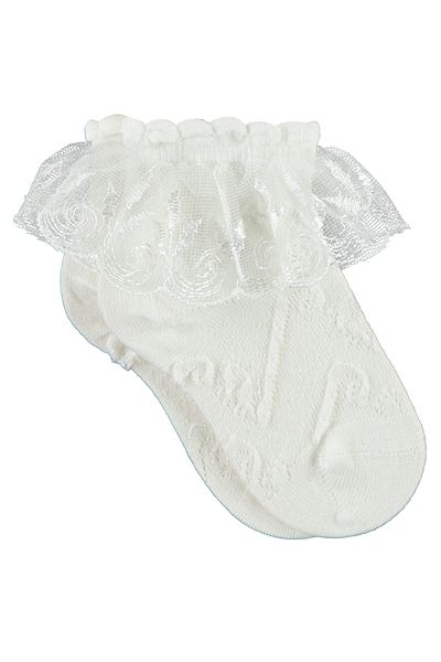 Katamino Ekinoks Girl's Socks 3-9 Years Ecru