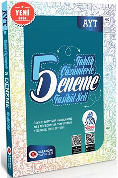 Karaağaç Yayıncılık AYT Taktik Çözümlerle 5 Deneme Fasikül Seti / Kolektif / ...