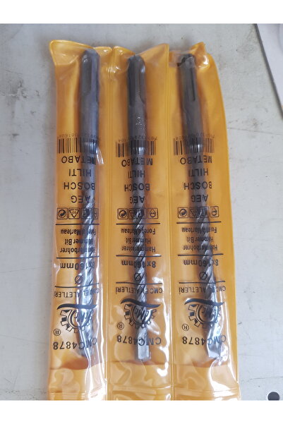 NURDAĞ HIRDAVAT 8mm hilti ucu 8x160mm hss 3 Adet