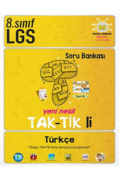 Tonguç Akademi 8.Classroom Turkish Tactical Question Bank / Collective / Tonguç Academy /9786254223419