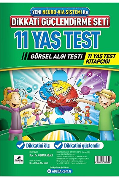Adeda Yayınları Dikkati Güçlendirme Seti 11 Yaş Test / Osman Abalı / Adeda Ya...
