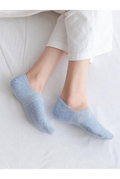 çorapmanya 8 Pairs Multicolored Women's Ankle Length Modal Invisible Booties