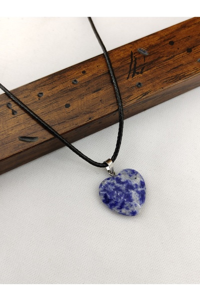 Newa Jewellry Moon Stone Moon Stone Heart Detailed Natural Stone Necklace