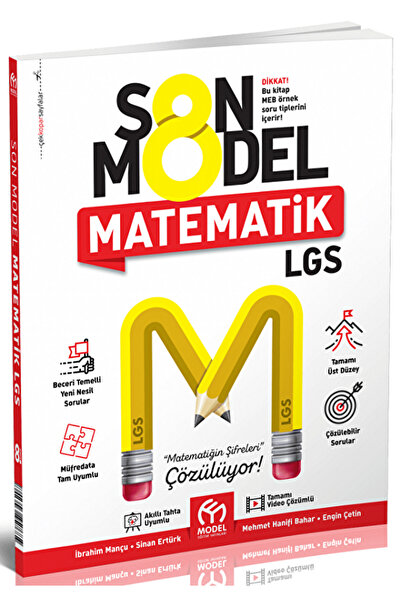MODEL EĞİTİM YAYINCILIK 8.Class LGS Latest Model Math Skill Based New Generat...