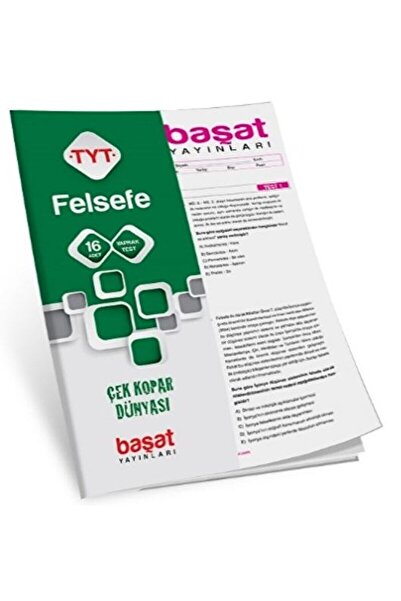 Başat Yayınları TYT Felsefe Yaprak Test / Kolektif / Başat Yayınları / 978605...
