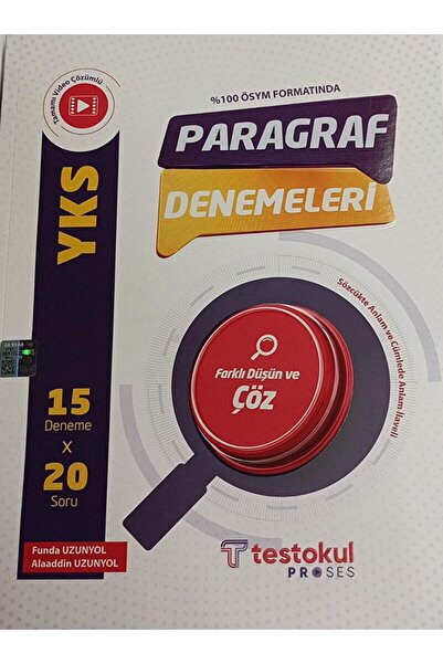 Test Okul Yayınları YKS 15x20 Paragraf Denemeleri / Funda Uzunyol / Test Okul Yayınları / 9786256937024