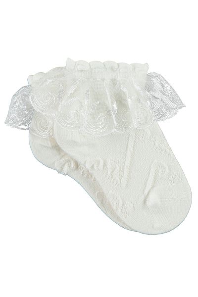 Katamino Ekinoks Girl's Socks 3-9 Years Ecru