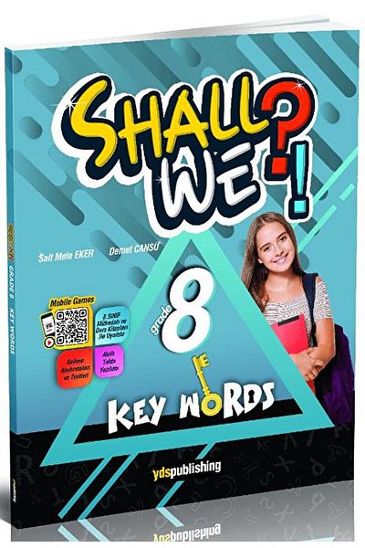 yds publishing Shall We?! Grade 8 Key Words Vocabulary Book / Sait Mete Eker / YDS Publishing / 9786257866422