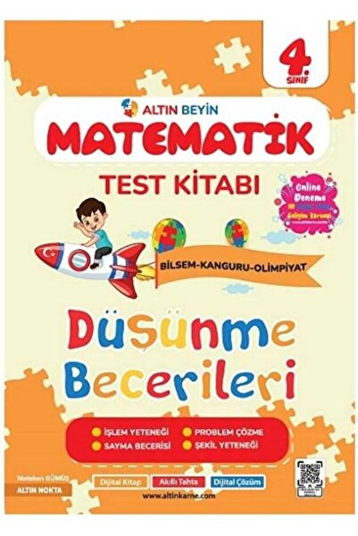 Genel Markalar 4. Sınıf Altın Beyin Matematik Test Kitabı / Metehan Gümüş / A...