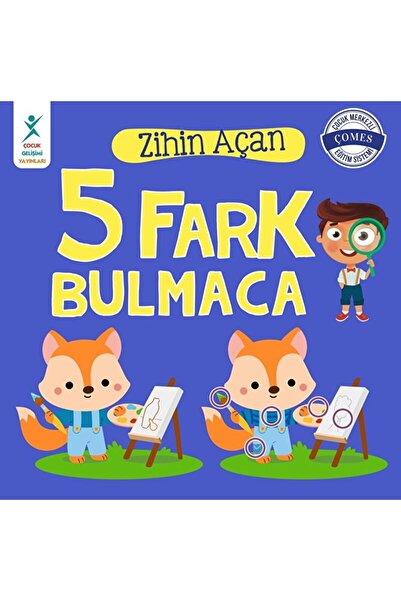 ÇOCUK GELİŞİMİ YAYINLARI Zihin Açan 5 Fark Bulmaca / Kolektif / Çocuk Gelişim...