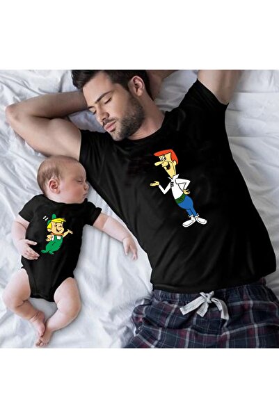 venüsdijital Body tricou Jetsons Father and Son (Prețul afișat este pentru 1 ...