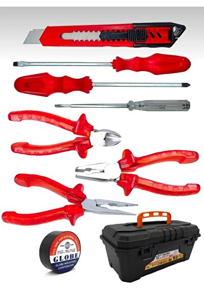 Genel Markalar 9 PARÇA 3 Lü Pense Set 3 Lü Tornavida Takımı Elektrik Bandı Fa...