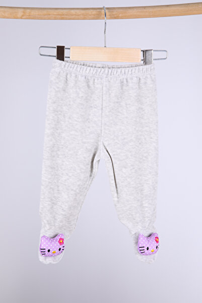 Babyhola Kadife Oyuncaklı Kız Erkek Bebek Çocuk Pantolon Hello Kitty