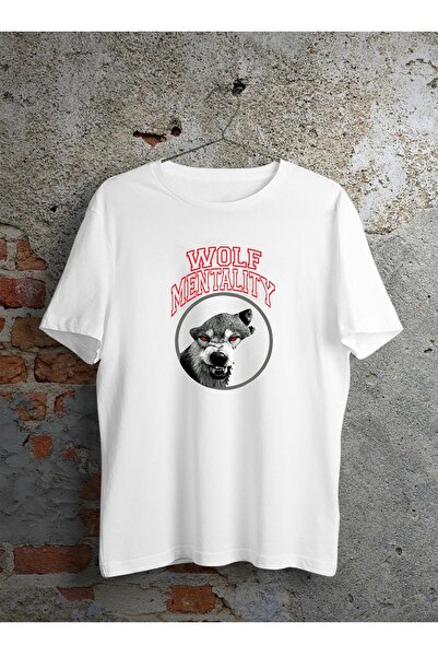 venüsdijital Majica sa dizajnom vučje mentalnosti