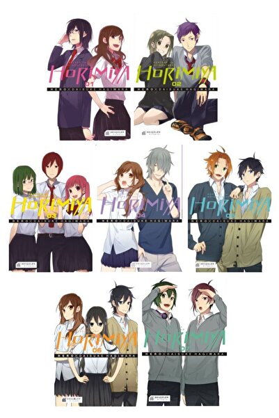 Akıl Çelen Kitaplar Horimiya 1-2-3-4-5-6-7. Ciltler Manga Seti