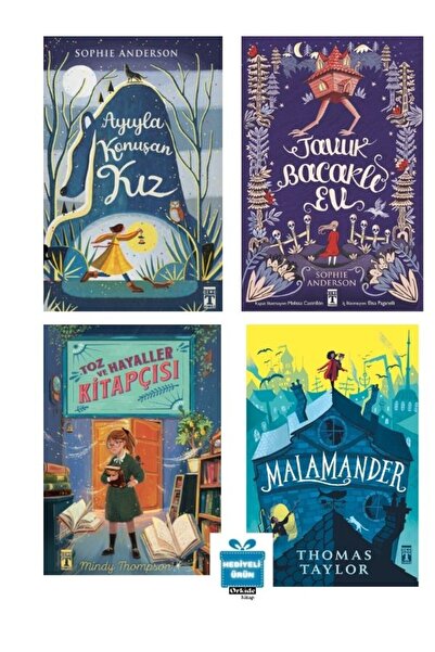 Timaş Çocuk Hediyeli- Ayıyla Konuşan Kız Tavuk Bacaklı Ev Malamander Toz ve H...