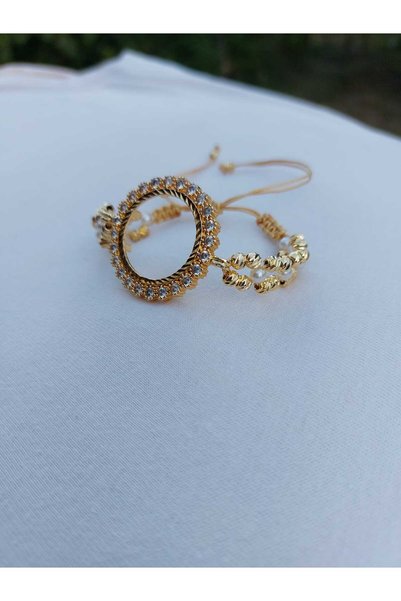 GEZERGOLD TAKI half-Dorica Bracelet with Pearls