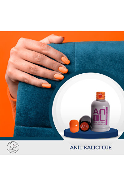 Anil Professional Cosmetics Kalıcı Oje Turuncu Renk 10ml | Dayanıklı Kolay Uygulanan Trend Renkler | Hızlı Kuruma, Parlaklık