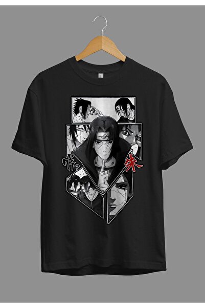 CONSTRAİN Τυπωμένο μπλουζάκι μεγάλου μεγέθους Uchiha Itachi Naruto χαρακτήρων...