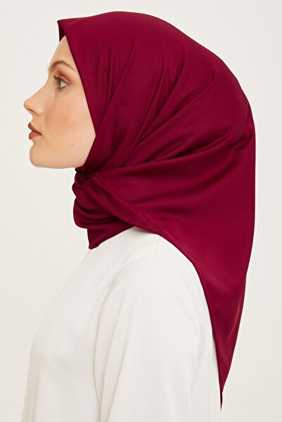 Armine Sport Twill (TİVİL) Eşarp Düzrenk Bordo