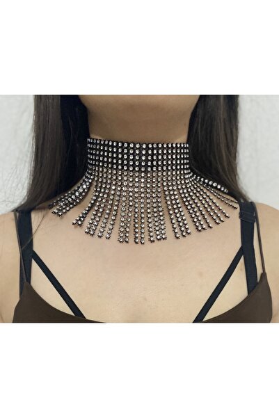 SmY Bag Tasarım püsküllü marka boyunluk kolye