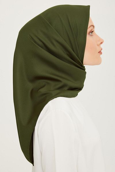 Armine Κασκόλ Sport Twill (CIVIL) Μονόχρωμο σκούρο πράσινο
