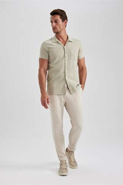 DeFacto Crop Straight Leg Trousers A9061ax23hs