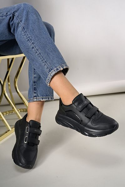 Riccon Damen Sneakers0012133 Schwarz Schwarz