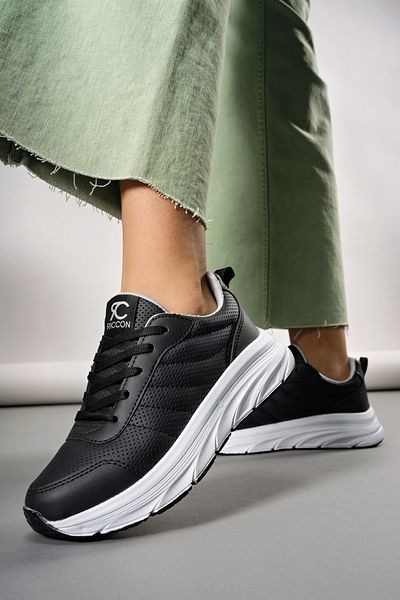 Riccon Pantofi de damă0012135 alb și negru