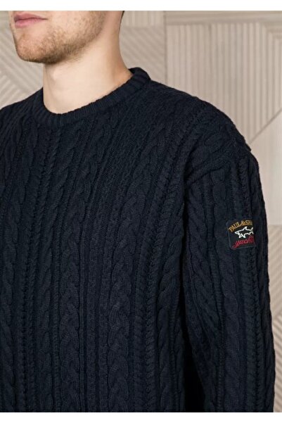 PAUL&SHARK Men's Knitted Roundneck C.W.Wool Sweater