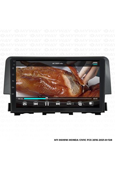 MYWAYY HONDA CİVİC FC5 ANDROİD 12 MULTİMEDYA CARPLAY 4GB RAM+64GB HDD NAVİGASYON EKRAN