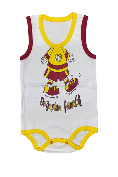 Fan Born Fanatic Snapsuit with Snap Fastener