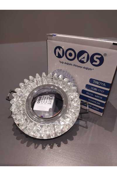 Noas Troya GU10 Yuvarlak Dekoratif Kasa 6500K (AMPUL DAHİLDİR)