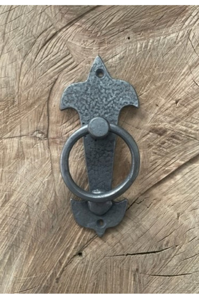 Ars ANTİK DESENLİ OKSİT SİYAH PİRİNÇ KAPI TAK TAK AHŞAP KAPI TOKMAGI