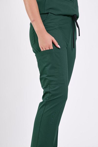 Owlet Medikal Λεπτομερής φανέλα Hunter Green Zipper