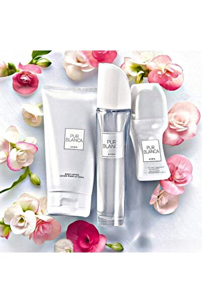 AVON Pur Blanca Set Vücut Losyonu Ve Roll On (rolon)