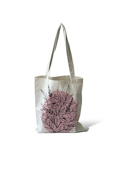Toz Vintage Canvas Floral Patterned Double Sided Patterned Cloth Shoulder Bag