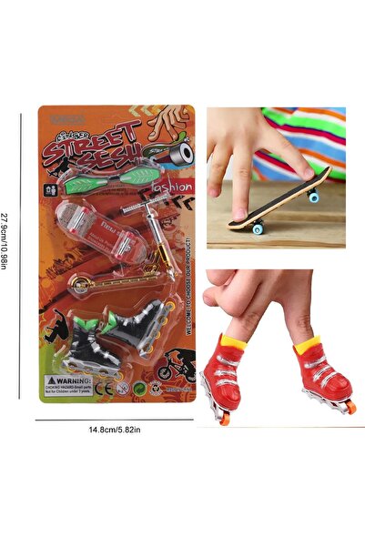 LRS STORE Anti-Stres Oyuncak Parmak Kaykayı , Kay kay ,Paten ,Scooter, Wavewo...