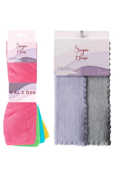 SUGARHOUSE SUGAR HOUSE Cârpă de curățare din microfibră și cârpă ultra-absorb...