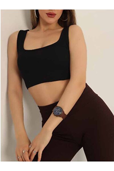 Pelelua Κοντό μπουστάκι αθλητικού τύπου με χοντρές τιράντες και κορδόνια