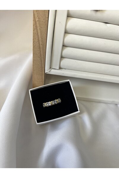 B&B'shop تيفاني نموذج الزركون حجر مطلي حلقة قابلة للتعديل