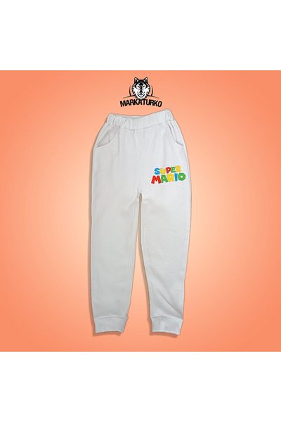 MarkaTurko Mario printed unisex Παιδική φόρμα από βαμβακερή ειδική σχεδίαση 2405-B84