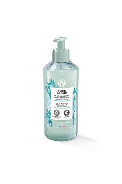 Yves Rocher Face Washing Gel - Normal and Dry Skin / Pure Algae 390 ml