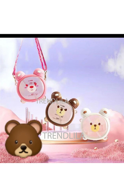 esayplastik 750 ml Round Teddy Bear Flask - Drinker Round Pad