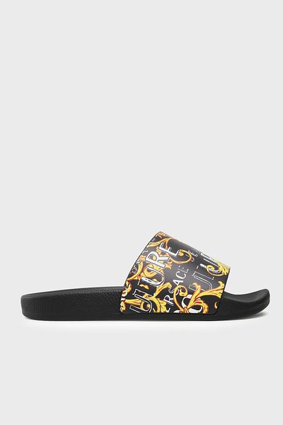 サンダル・ミュール VERSACE FW25 PANTOFOLE (ZSLB00004 1A11941Z7010) I ♡ Baroque Slippers Yellow | VERSACE US