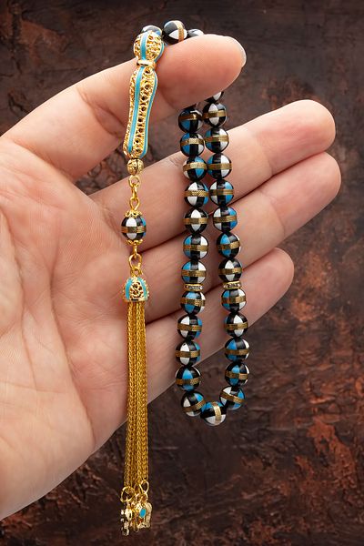 OTTOTESBİH Tasbih Imame Filigran și Brodat Kuka cu ciucuri