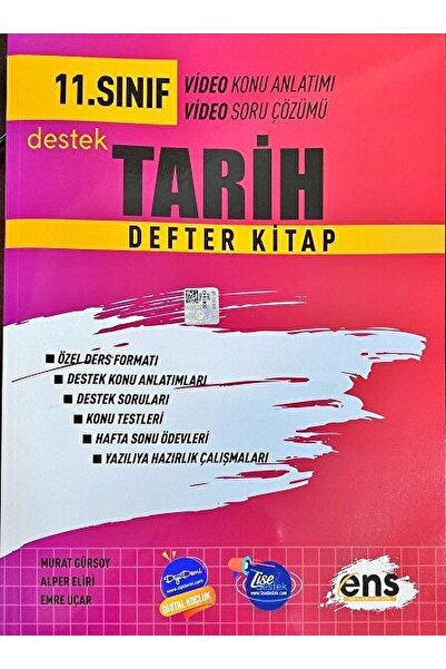 Ens Yayınları 11. Sınıf Tarih Destek Defter Kitap / Kolektif / ENS Yayınları ...