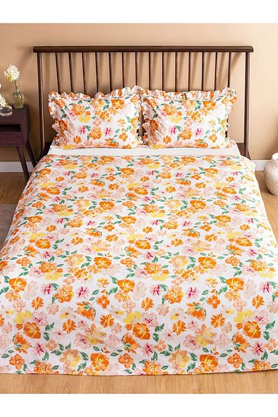 LC Waikiki Lcw Home Printed Ranforce Double Duvet Cover Set