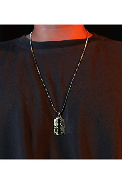 EZG Business الحلاقة قلادة نموذج الكرة سلسلة قلادة تصميم الفضة