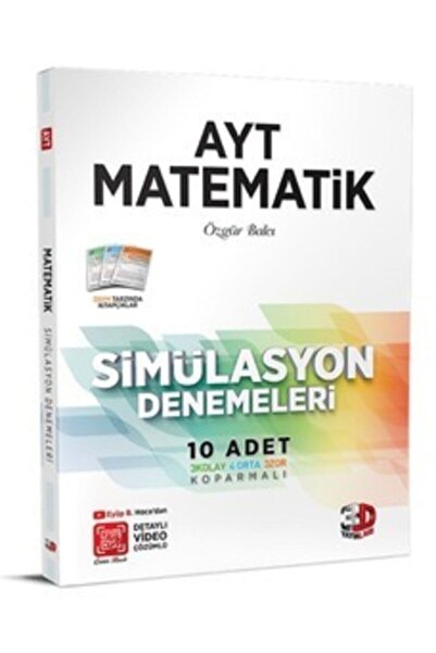 3D Yayınları 3d Yayınları Ayt Simulasyon Matematik Denemeleri